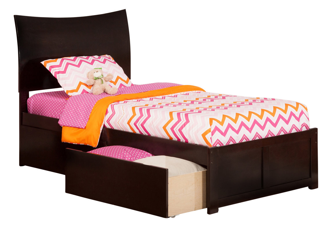 Atlantic Furniture Soho Extra Long Twin Sleigh Mate's & Captain's Bed